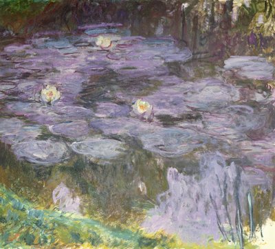 Waterlelies, 1917 door Claude Monet